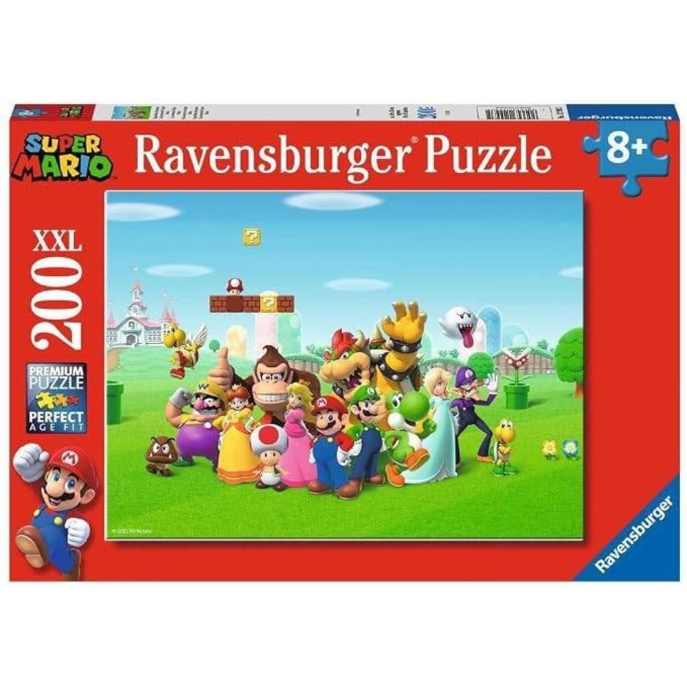 Ravensburger Super Mario XXL 200 Piece Jigsaw Puzzle Nintendo Characters 129935
